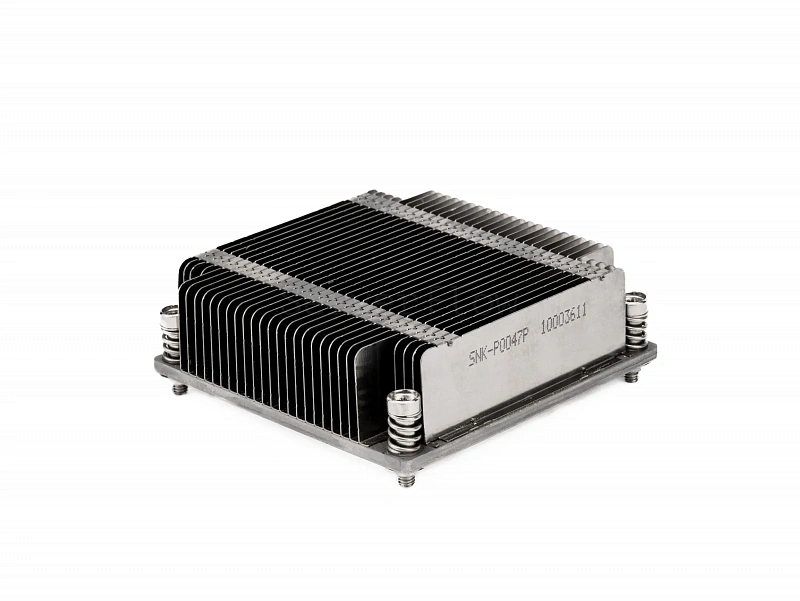 Радиатор SUPERMICRO SNK-P0047P (1U, Passive, LGA2011/LGA2011-3 Square ILM, 140W)