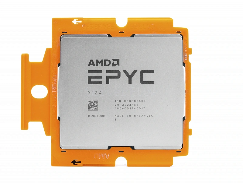 Процессор AMD EPYC 9124 (16c/32t, 3GHz-3.6GHz, 200W)