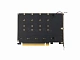 Переходник PCIe 4.0 x16, 4x M.2 (Full profile, NGFF 2280) 1