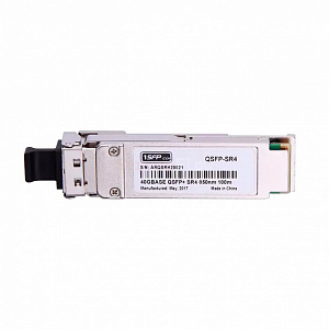 Трансивер 1SFPcom QSFP+SR4 (40GBase-SR4, 850-nm, 100m)