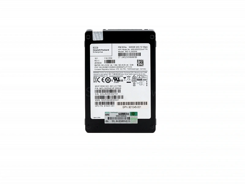 SSD-накопитель Samsung PM1633A 920GB 2.5" SAS 12Gb/s [MZ-ILS920N]