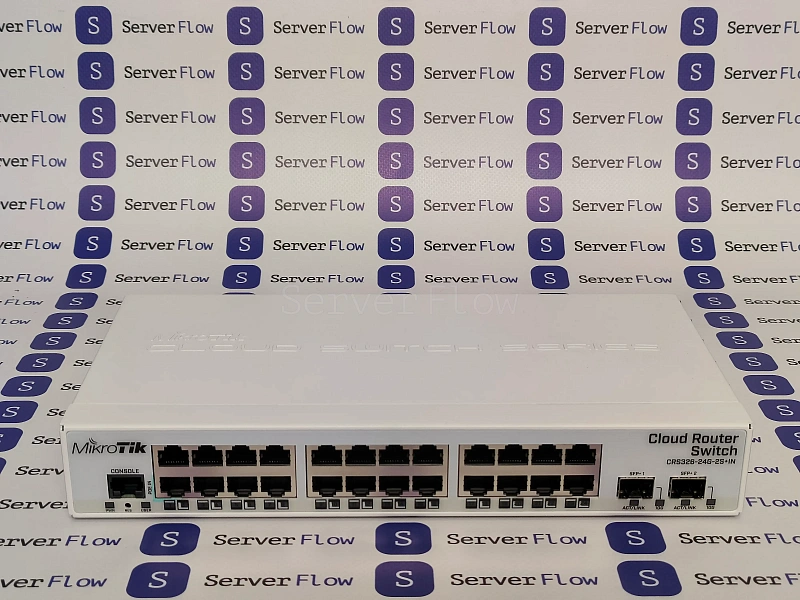 Коммутатор MikroTik CRS326-24G-2S+IN (24x RJ45 1 Гбит/с, 2x SFP+ 10 Гбит/с) 2