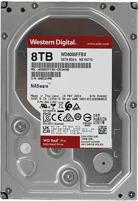 Жесткий диск WD Red Pro 8TB 3.5" SATA 6GB/s [WD8005FFBX]