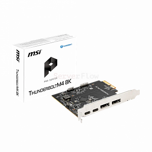 Плата расширения MSI Thunderbolt M4 8K (2x Thunderbolt 4 Type-C, 2x DP) [MS-4463v3.0]