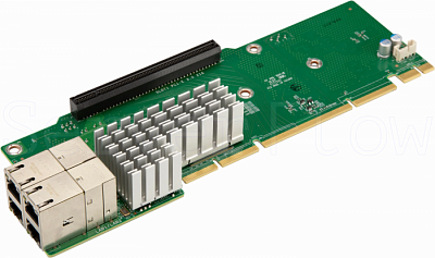 Сетевая карта Supermicro AOC-2UR68-i4G (4x RJ45, 1GBE)