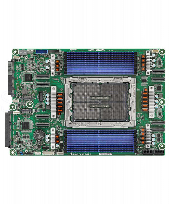 Материнская плата ASRock GNRAPD12DNO (M-DNO Type 2, LGA7529, 12 DIMM)
