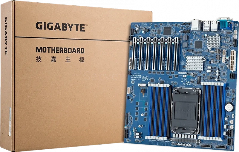 Материнская плата Gigabyte MS33-AR0 Rev 1.x/3.x (E-ATX, LGA4677, 16 DIMM) 3