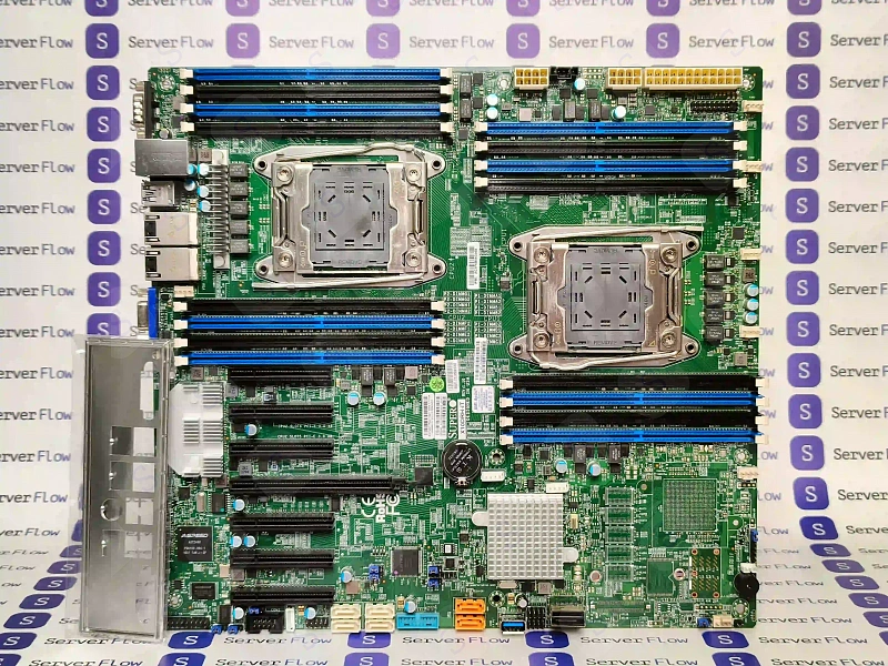 Материнская плата Supermicro X10DRH-i (E-ATX, 2х LGA2011-3, 16 DIMM) 1