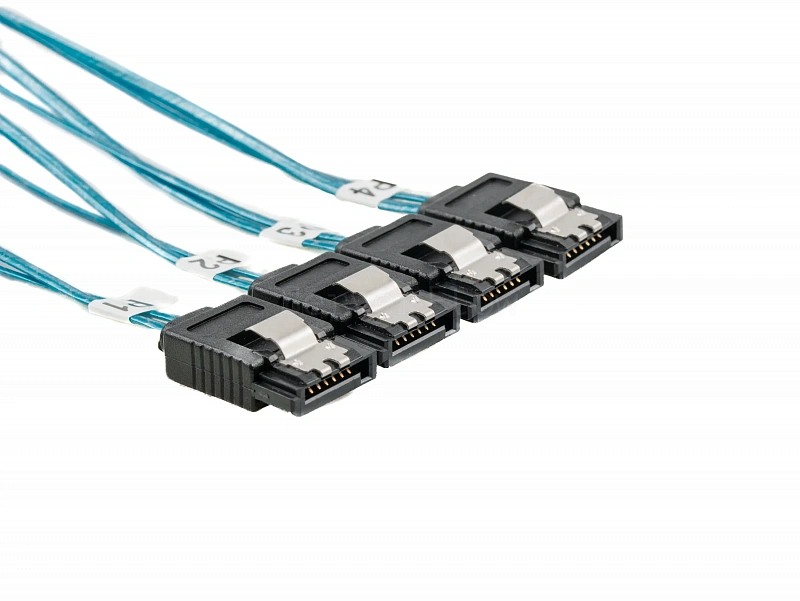Кабель SFF8643 - 4x SATA 0.5м 2