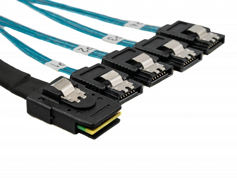 Кабель SFF8087 - 4x SATA 1м 1