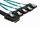Кабель SFF8087 - 4x SATA 1м 1