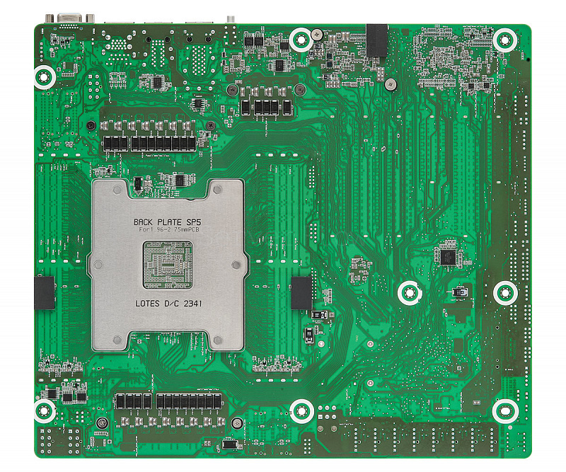 Материнская плата ASRock Rack BERGAMOD8-2L2T (CEB, SP5, 8 DIMM) 2
