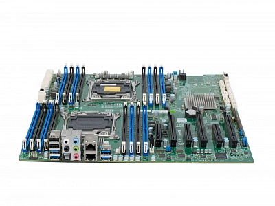 Материнская плата Supermicro X10DAi (E-ATX, 2x LGA2011-3, 16 DIMM) [MBD-X10DAi]