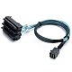 Кабель DELL SFF8643 to 4x SAS с питанием (DELL T130) [0D2M62]