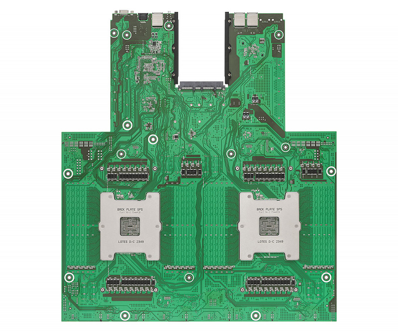 Материнская плата ASRock Rack GENOA2D24TM3-2L+ (Proprietary T-shape, 2x SP5, 24 DIMM) 2