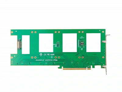 Переходник PCIe 4.0 x16, 4x U.2 (Full profile, SFF8639)
