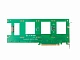 Переходник PCIe 4.0 x16, 4x U.2 (Full profile, SFF8639) 1