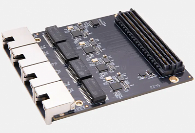 Карта FMC ALINX FL2121 (4x RJ45)
