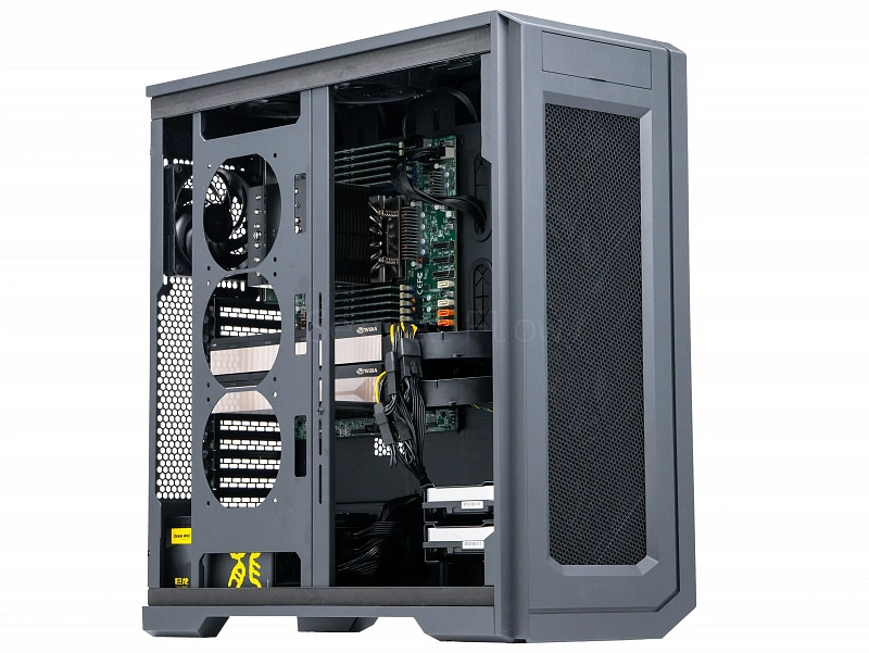 Phanteks Enthoo Pro 2 Server Edition (2× A100 OEM 40GB, 1× EPYC 9354, RAM 768GB)