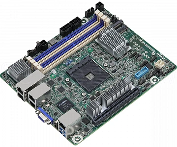 Материнская плата ASRock B550D4ID-2L2T (Mini-ITX, AM4, 4 DIMM)