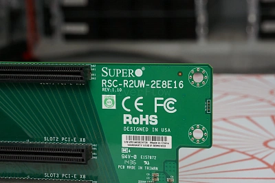 Райзер-карта Supermicro RSC-R2UW-2E8E16 (3х PCI-e x16)