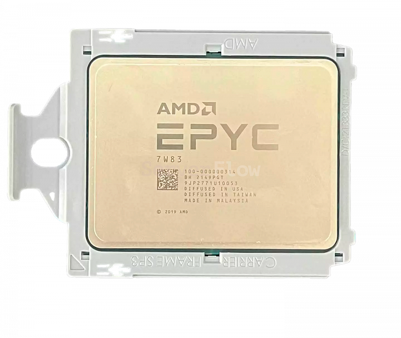 Процессор AMD EPYC 7W83 (64c/128t, 2.45GHz-3.5GHz, 280W)