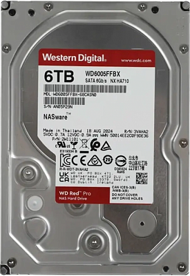 Жесткий диск WD Red Pro 6TB 3.5" SATA 6GB/s [WD6005FFBX]