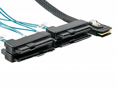 Кабель SFF8087 - 4x SAS 1м