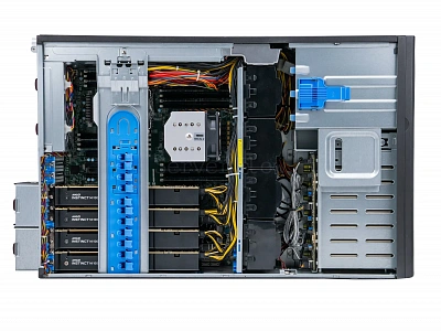 Supermicro 747BTQ-R2K04B (4× Instinct MI100 32GB, 2× Xeon E5 2697v4, RAM 256GB)