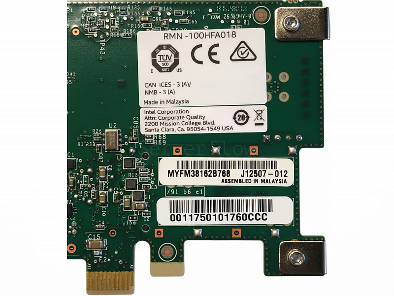 Сетевая карта Intel 100HFA018LS (1x QSFP28 100GBE) 1