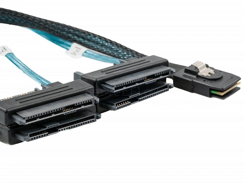 Кабель SFF8087 - 4x SAS 0.5м 1