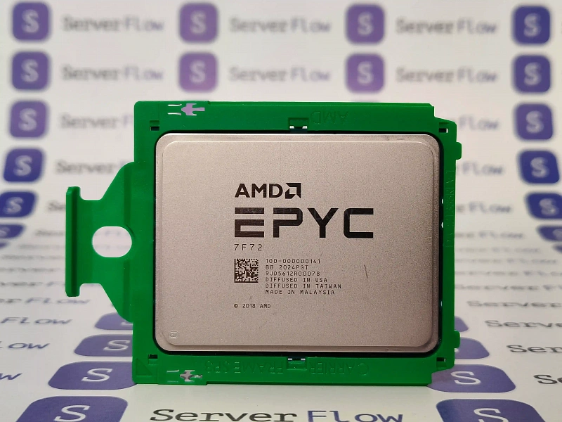 Процессор AMD EPYC 7F72 (24c/48t, 3.2GHz-3.7GHz, 240W) 1