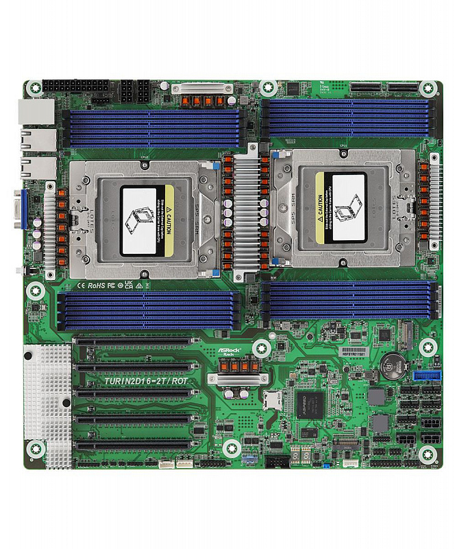 Материнская плата ASRock Rack TURIN2D16-2T/ROT (EEB, 2x SP5, 16 DIMM)