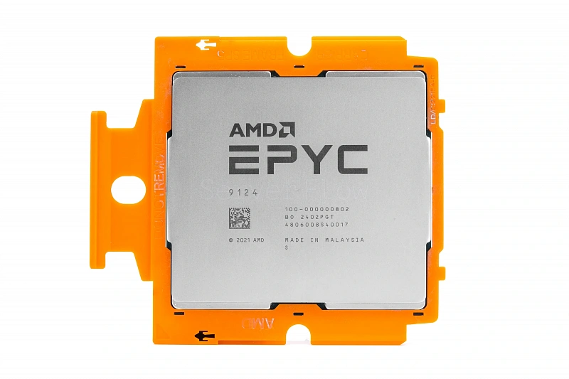 Процессор AMD EPYC 9124 (16c/32t, 3GHz-3.6GHz, 200W)