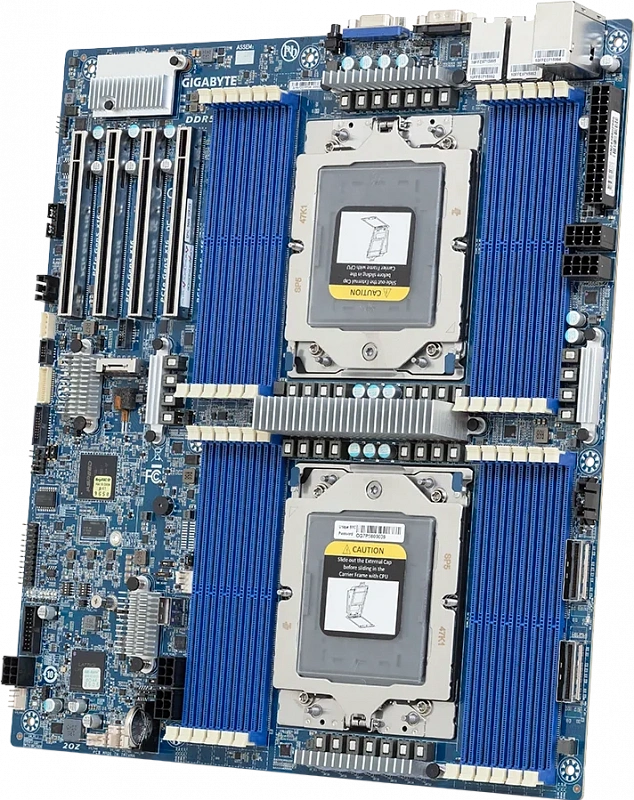 Материнская плата Gigabyte MZ73-LM0 Rev 3.x (E-ATX, 2x SP5, 24 DIMM) 1