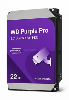 Жесткий диск WD Purple Pro 22TB 3.5" SATA 6GB/s [WD221PURP]