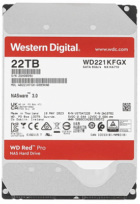 Жесткий диск WD Red Pro 26TB 3.5" SATA 6GB/s [WD260KFGX]