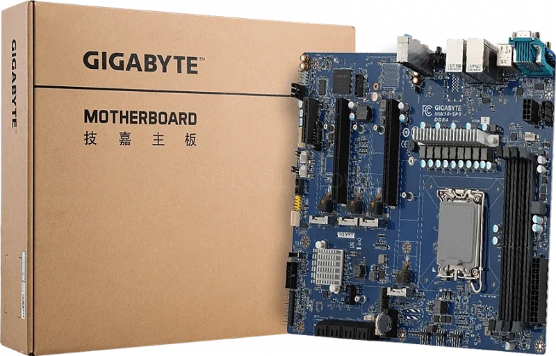 Материнская плата Gigabyte MW34-SP0 Rev 1.1 (ATX, LGA1700, 4 DIMM) 3