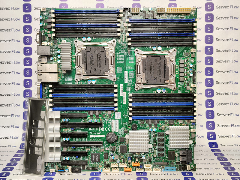 Материнская плата Supermicro X10DRС-LN4+ (EE-ATX, 2x LGA2011-3, 24 DIMM) 1