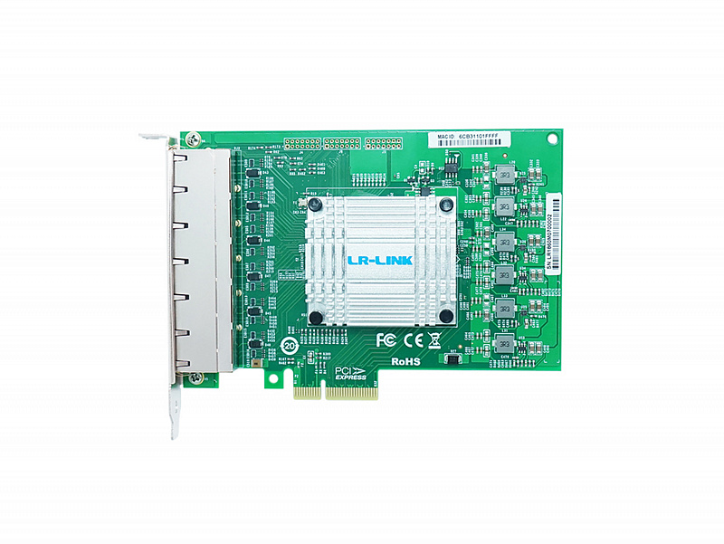 Сетевая карта LR-LINK LRES2047PT (6x RJ45 1GBE)