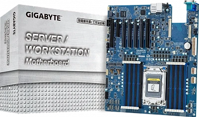 Материнская плата Gigabyte MZ32-AR0 Rev 3.x (E-ATX, SP3, 16 DIMM)