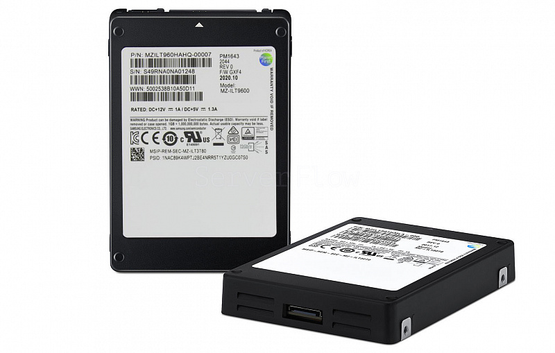 SSD-накопитель Samsung PM1643 SAS 12G 960GB [MZILT960HAHQ-00007] 1