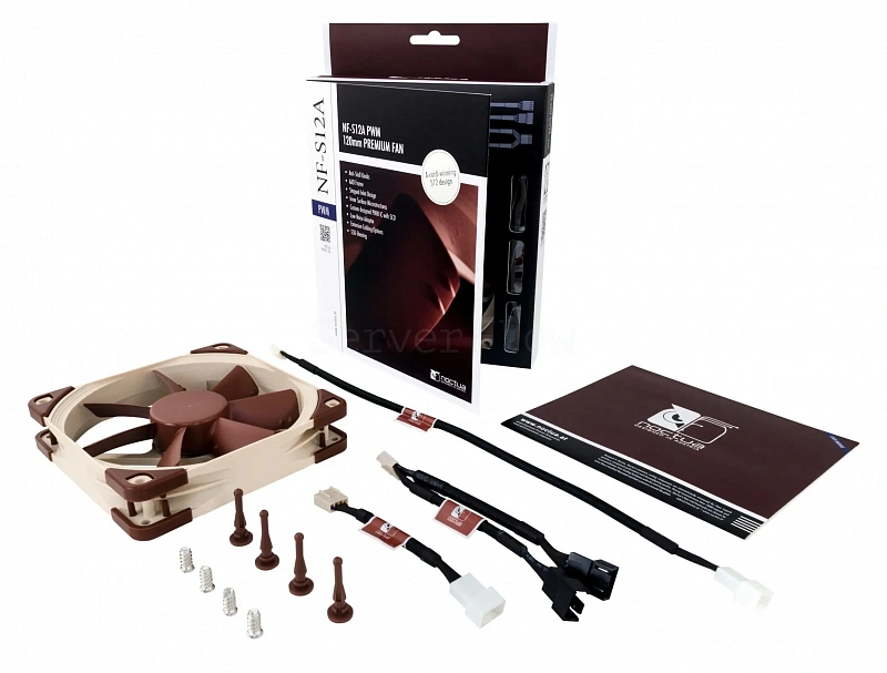 Вентилятор Noctua NF-S12A PWM 120mm 4
