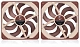 Комплект вентиляторов Noctua NF-A14x25 G2 PWM Sx2-PP 140mm 2