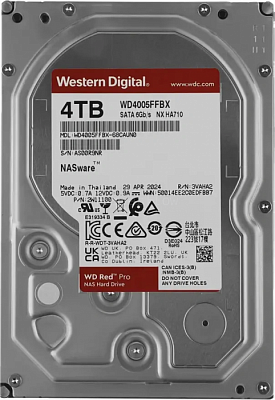 Жесткий диск WD Red Pro 4TB 3.5" SATA 6GB/s [WD4005FFBX]