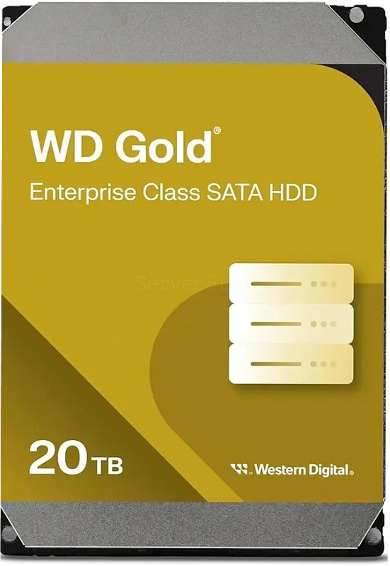 Жесткий диск WD Gold Enterprise 20TB 3.5" SATA 6GB/s [WD203KRYZ]