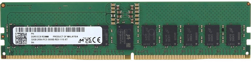 Оперативная память 32GB DDR5 ECC REG Micron 5600Mhz 2Rx4 [MTC18F1045S1PC56BG1]