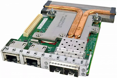 Модуль DELL Daughter Card 2x SFP+ 10GbE, 2x RJ45 1GbE [0C63DV]