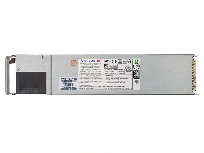 Блок питания Supermicro PWS-1K28P-SQ (1280W) 1