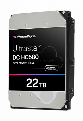 Жесткий диск WD Ultrastar DC HC580 22TB Base (SE) 3.5" SAS 12GB/s [0F62791]